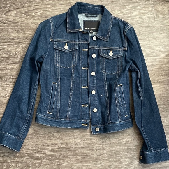 Banana Republic Dark Blue Jean Jacket - Picture 1 of 3